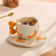 Porcelain Mug & Saucer